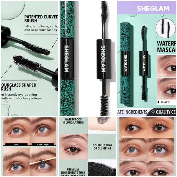 sheglam all-in-one volume and length mascara