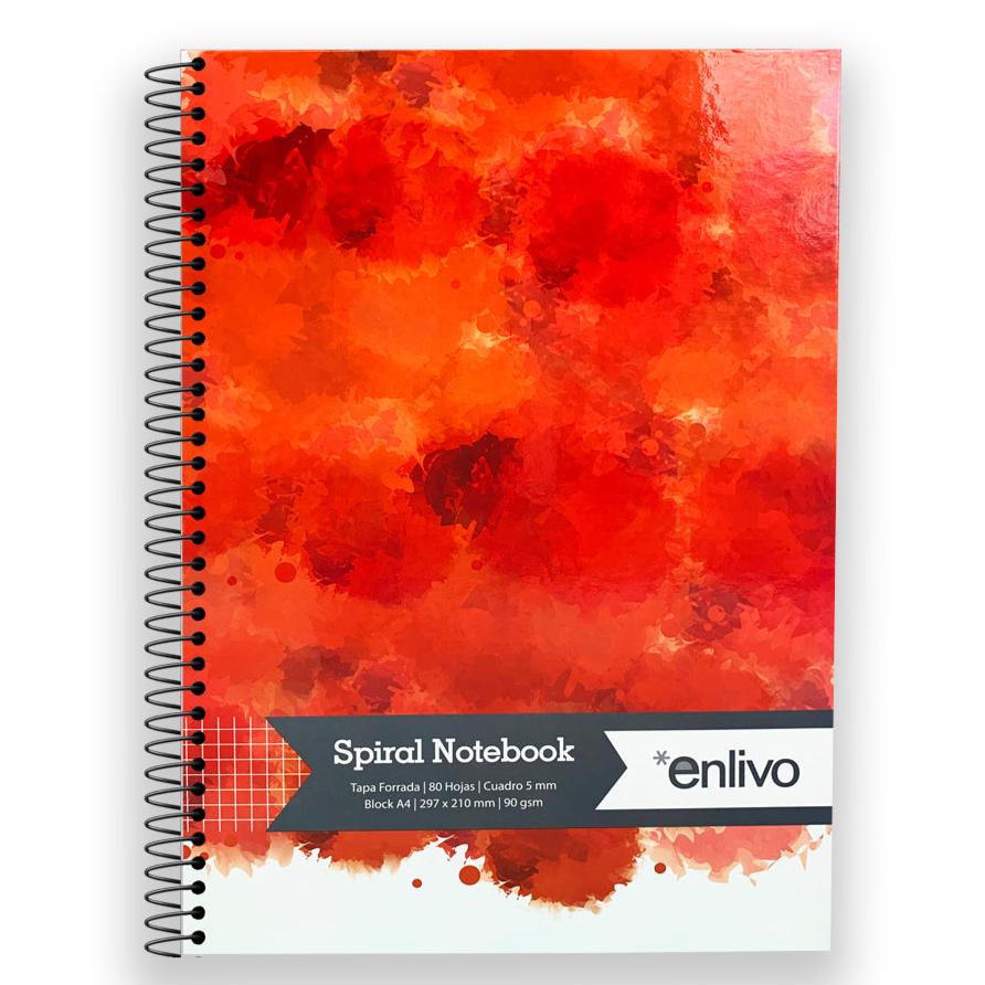 Enlivo A5 Notebook 90g Spiral