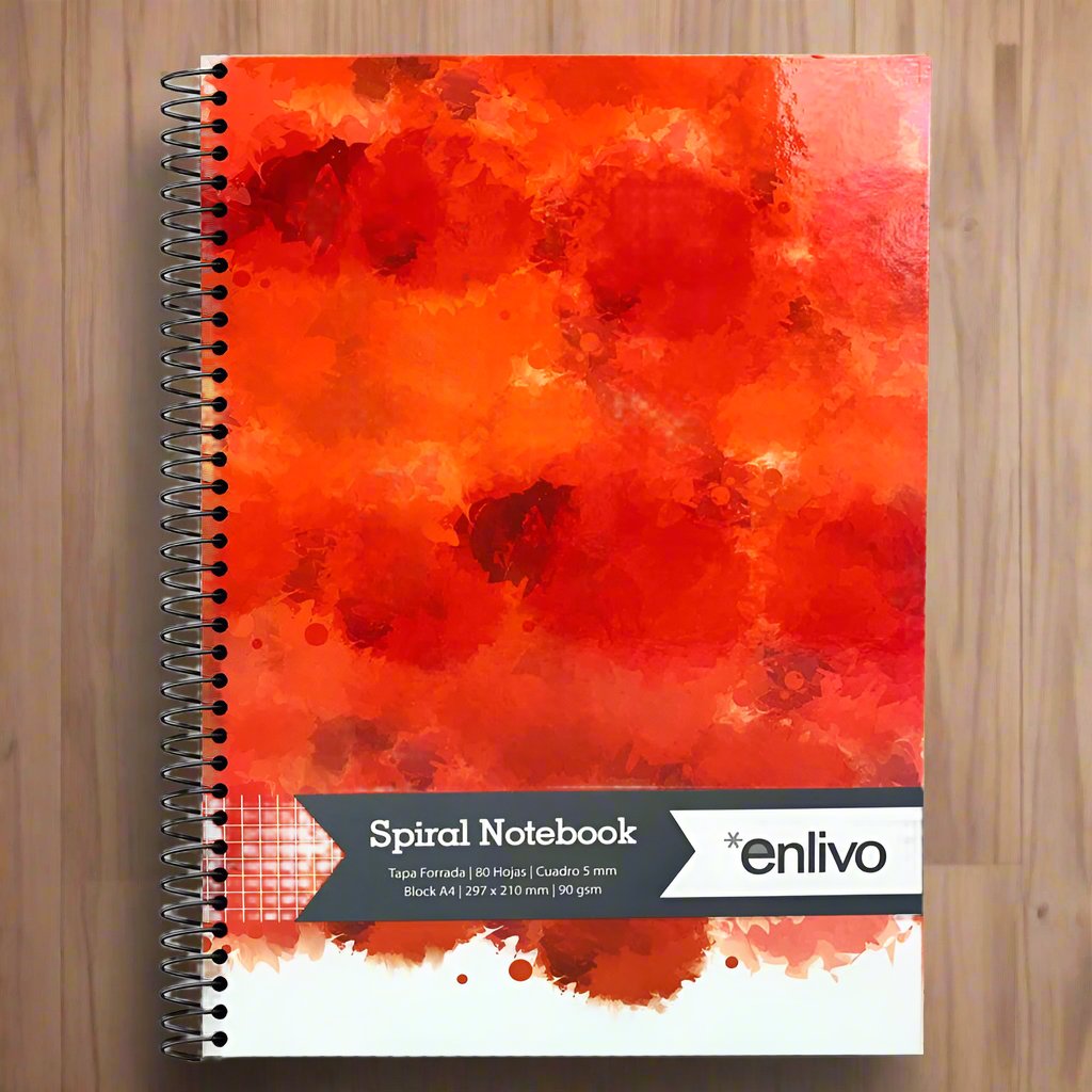 Enlivo A5 Notebook 90g Spiral