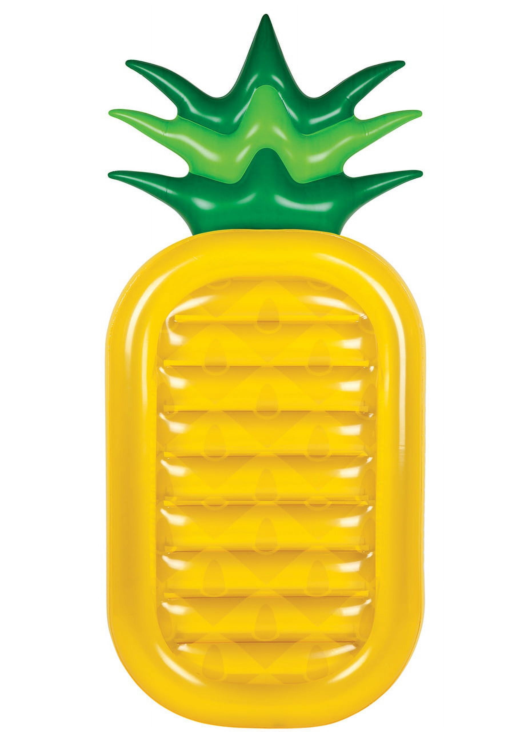 Greenco Giant Inflatable Pineapple Pool Lounger Float