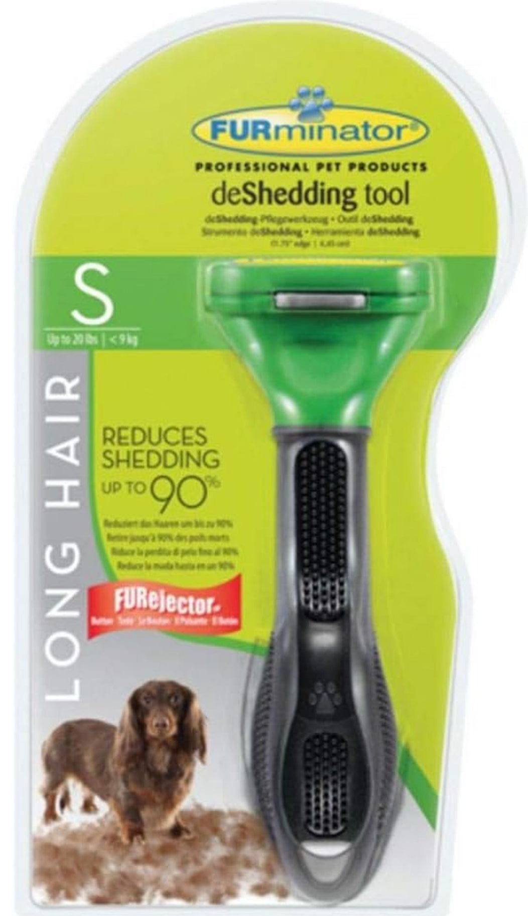 Furminator Long Hair Deshedding Tool for Small Dogs