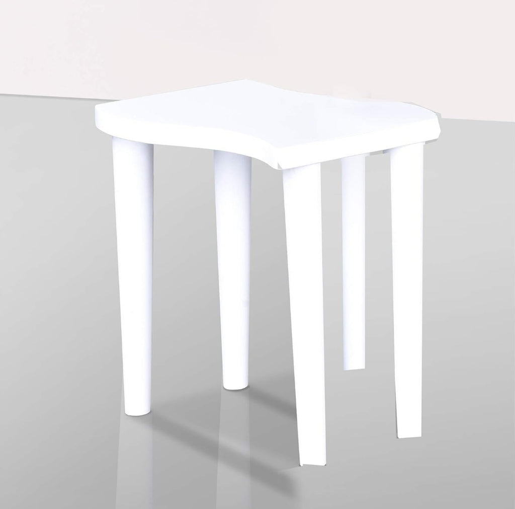 Jiwa Berani Gofrato Nesting Table - Small, White (Gfr-S-Wh)