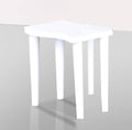 Jiwa Berani Gofrato Nesting Table - Small, White (Gfr-S-Wh)