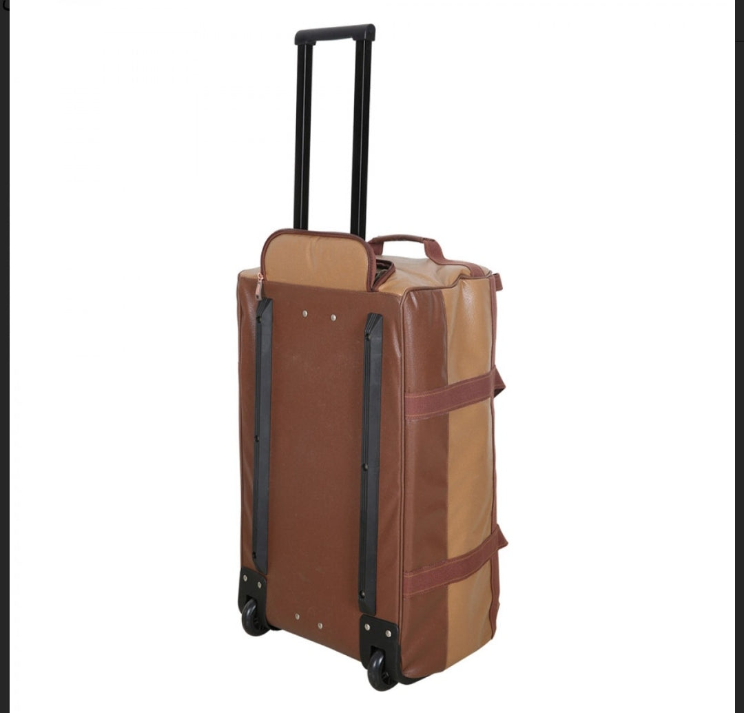 ALSANIDI , A travel luggage bag with a large folding handle, PVC lining and Thai fabric