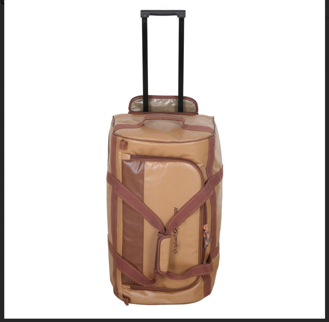 ALSANIDI , A travel luggage bag with a large folding handle, PVC lining and Thai fabric