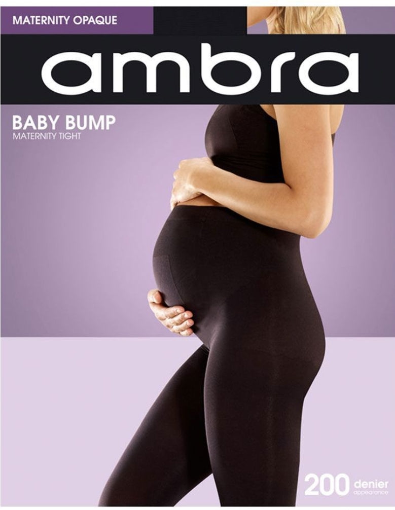 Ambra Baby Bump 200D Opaque Tight Black