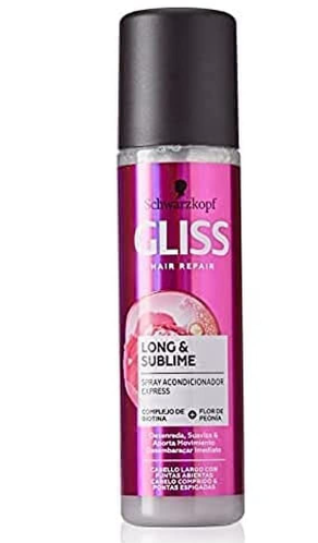 Schwarzken GLISS 200ml HAIR REPAIR LONG & SUBLIME SPRAY ACONDICIONADOR EXPRESS