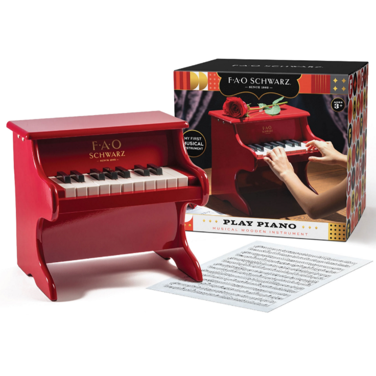 FAO SCHWARZ Upright wooden play piano