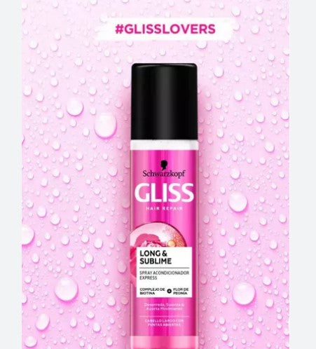 Schwarzken GLISS 200ml HAIR REPAIR LONG & SUBLIME SPRAY ACONDICIONADOR EXPRESS