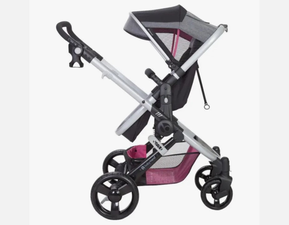 Baby Trend Espy 35 Travel System Pink Grey