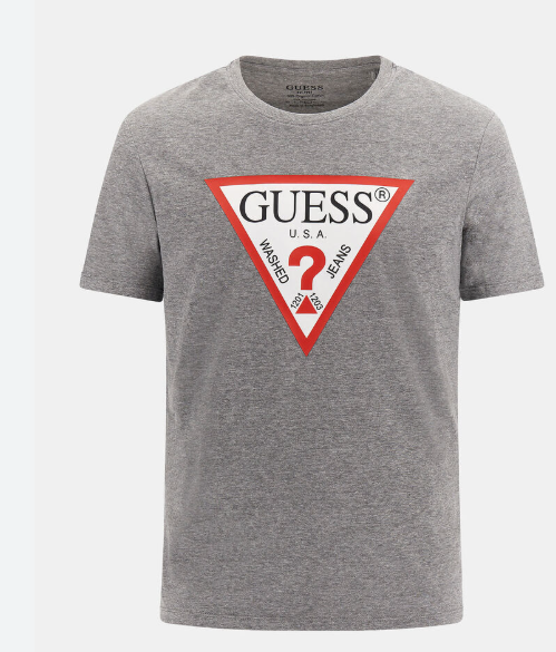 GUESS TRIANGLE LOGO GREY