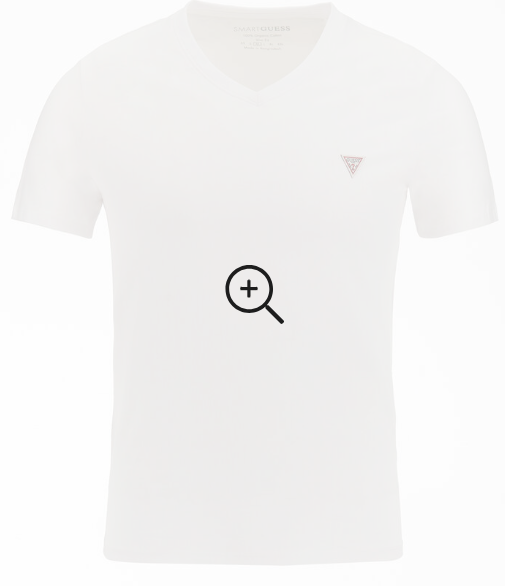 GUESS Logo V-Neck T-Shirt
