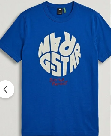 G-STAR RAW Graphic 6 R T S/S D 11871-A 870-1855 Hudson Blue