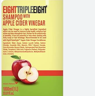 Eight Triple Eight Shampoo Apple Cider Vinegar - 1000 ml