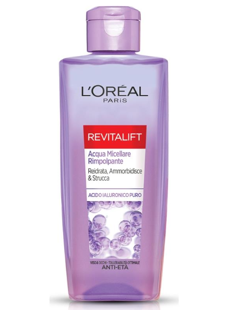 L'Oréal Paris Micellar Water Plumping Revitalift Filler, Anti-Aging Cleansing Action | 200 ml