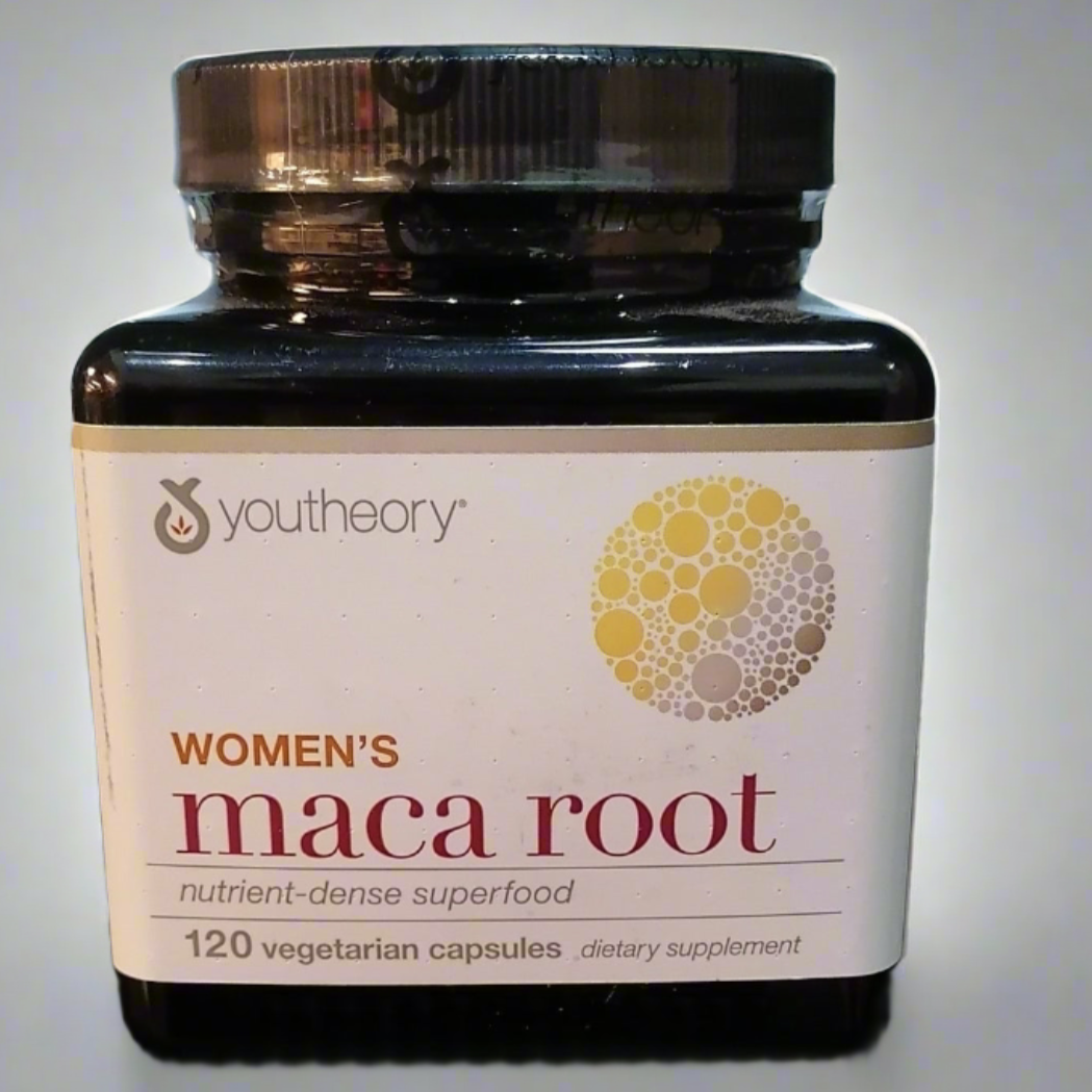 youtheory women's maca root 120  vegetarian capsules