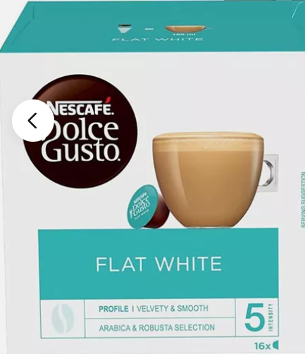 Nescafe Dolce Gusto Flat White Coffee Pods x 16