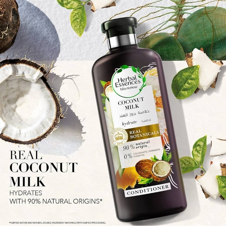 Herbal Essences Bio:renew Coconut Milk Real Botanicals Shampoo 250ml