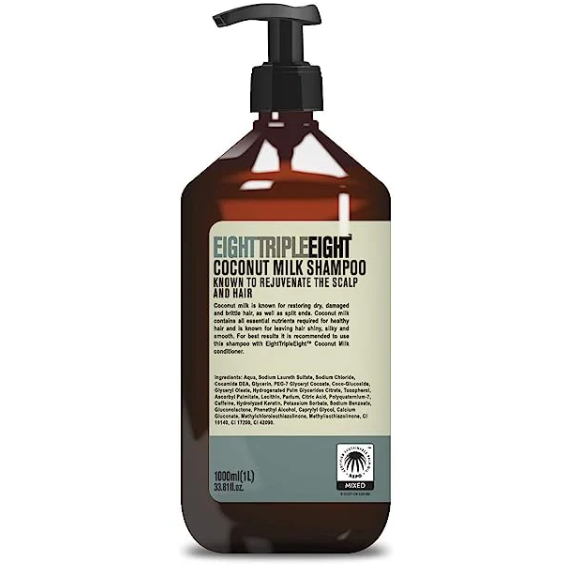 Eight Triple Eight Coconut Milk Shampoo - 1000ml