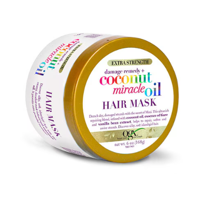 Ogx Coconut Miracle Oil Hair Mask For Damaged Hair| 168gm