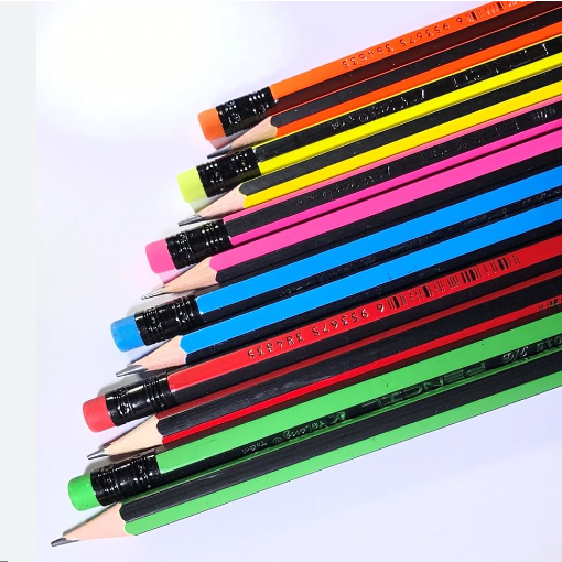 Costantino Stripe 2B Pencil With Eraser Set 12 Pcs