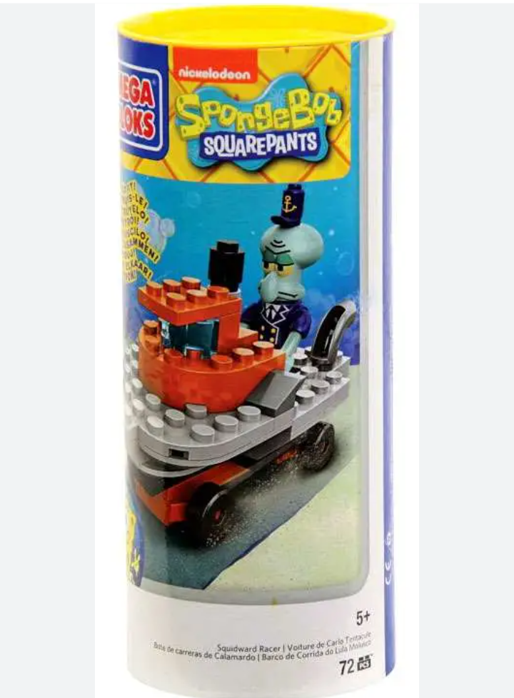 Mega Bloks Spongebob Squarepants Squidward Racer Set