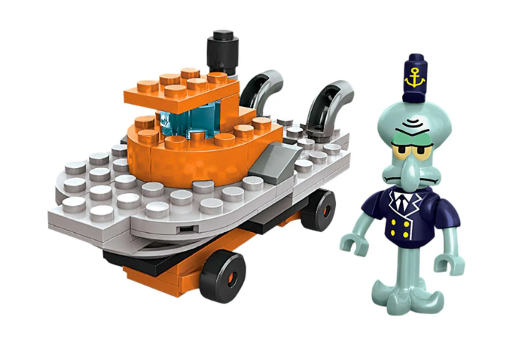 Mega Bloks Spongebob Squarepants Squidward Racer Set