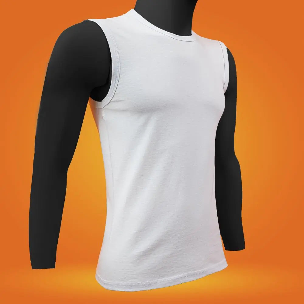 Textelo Men's 100% Cotton Wide Shoulder Undershirts – 6-Pack for Sport & Lounge