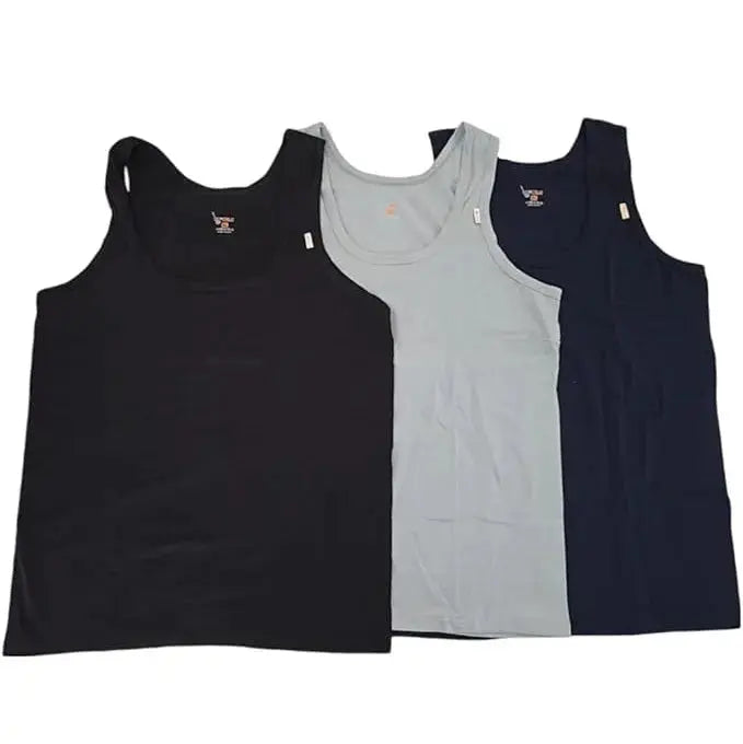 Textelo men's 100% cotton undershirts – 6-pack soft vests in assorted colors