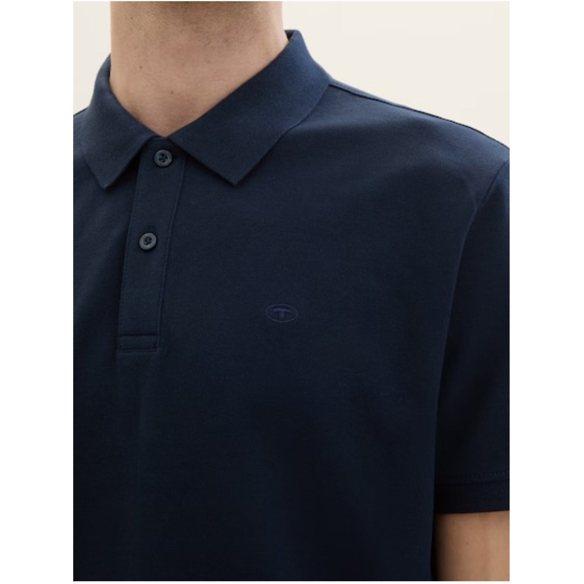 TOM TAILOR Men's navy blue t shirt