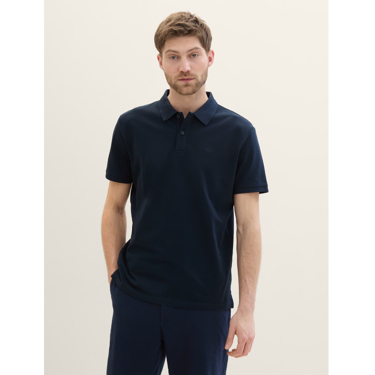 TOM TAILOR Men's navy blue t shirt