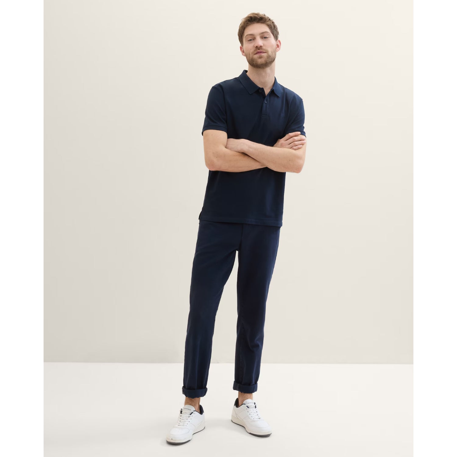 TOM TAILOR Men's navy blue t shirt
