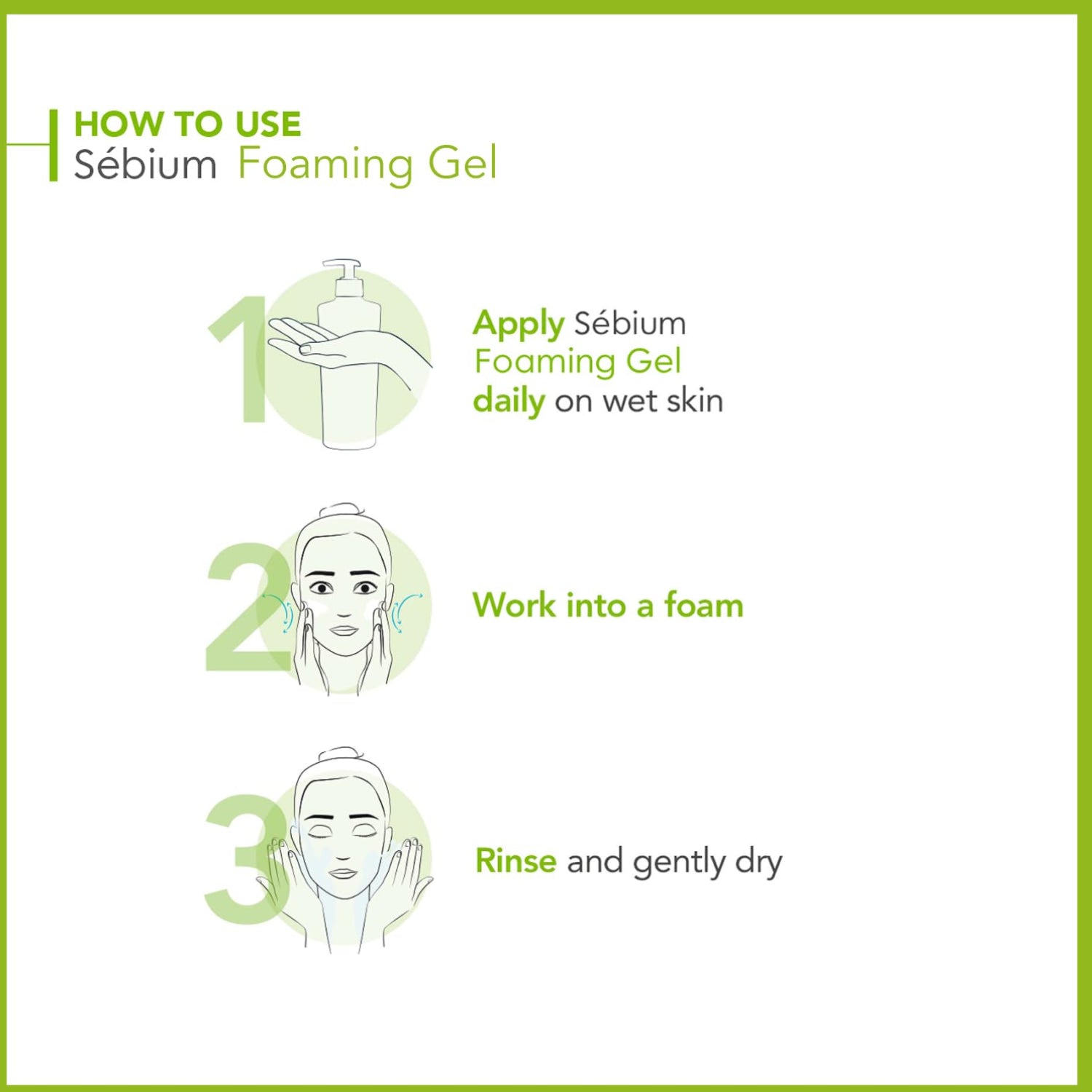 Bioderma Sebium Purifying Cleansing Foaming Gel - Combination to Oily Skin, 500ml