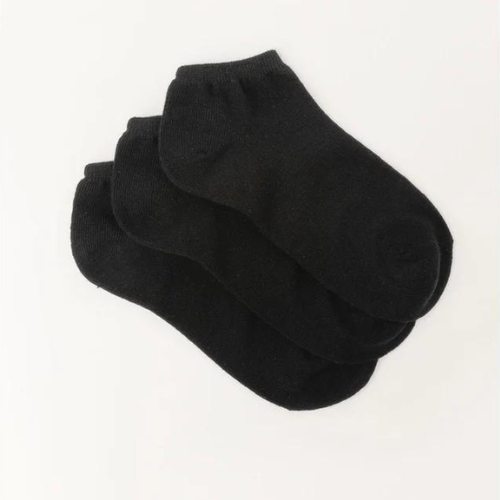 Milkshake Low Cut Socks Black 3 Pack