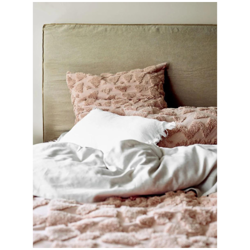 Aura Home Maya Quilt Cover - Rosewater