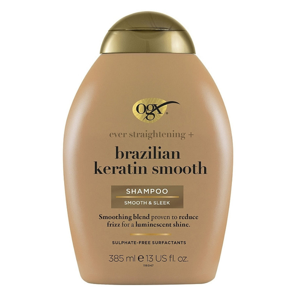 OGX ever straightening + brazilian keratin smooth shampoo 385ml