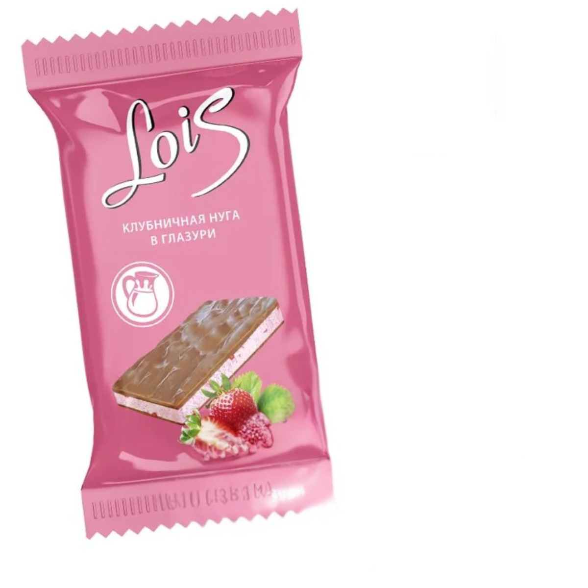 Lois Milk Chocolate Strawberry Nougat 80g