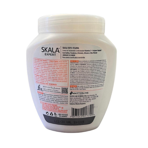 Skala Expert Creme de Tratamento - Vitamina C + Colágeno Vegetal 1kg