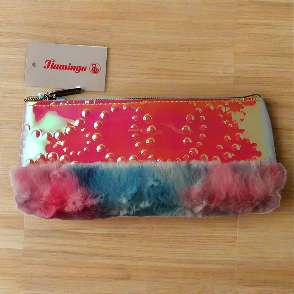 Flamingo Color Shifting Pencil Pouch