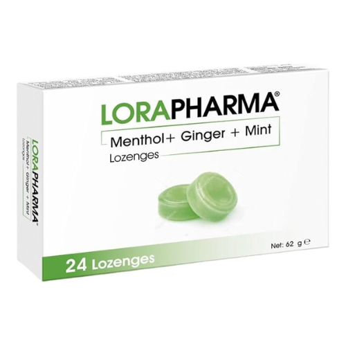 Lorapharma Menthol+Ginger+Mint Flavored Lostille - 24 Pieces