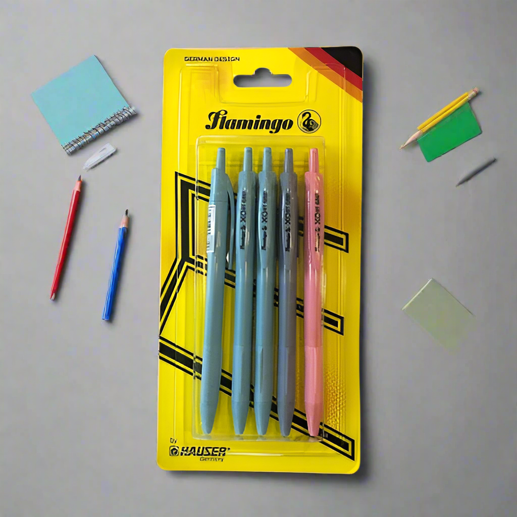 Flamingo Xort Pen Set, 5 pcs