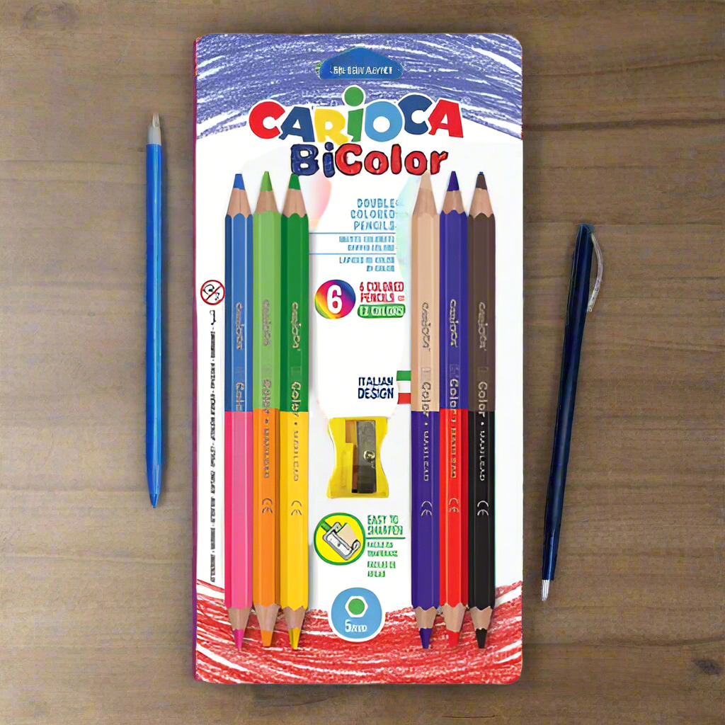 Carioca Color Pencil Set 6=12 Colors