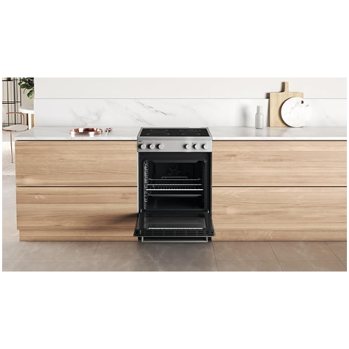 ‏WHIRLPOOL ELECTRIC CERAMIC COOKER 60CM, INOX‏
