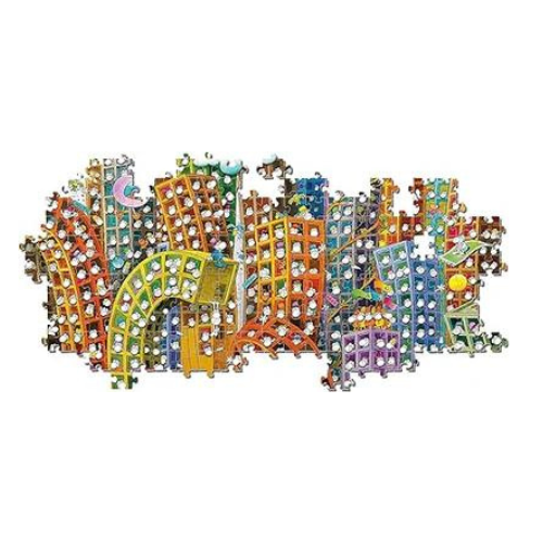 Clementoni 500-Piece Adult Puzzle - Mordillo Design, Made In Italy, Finished Size 49x36 Cm