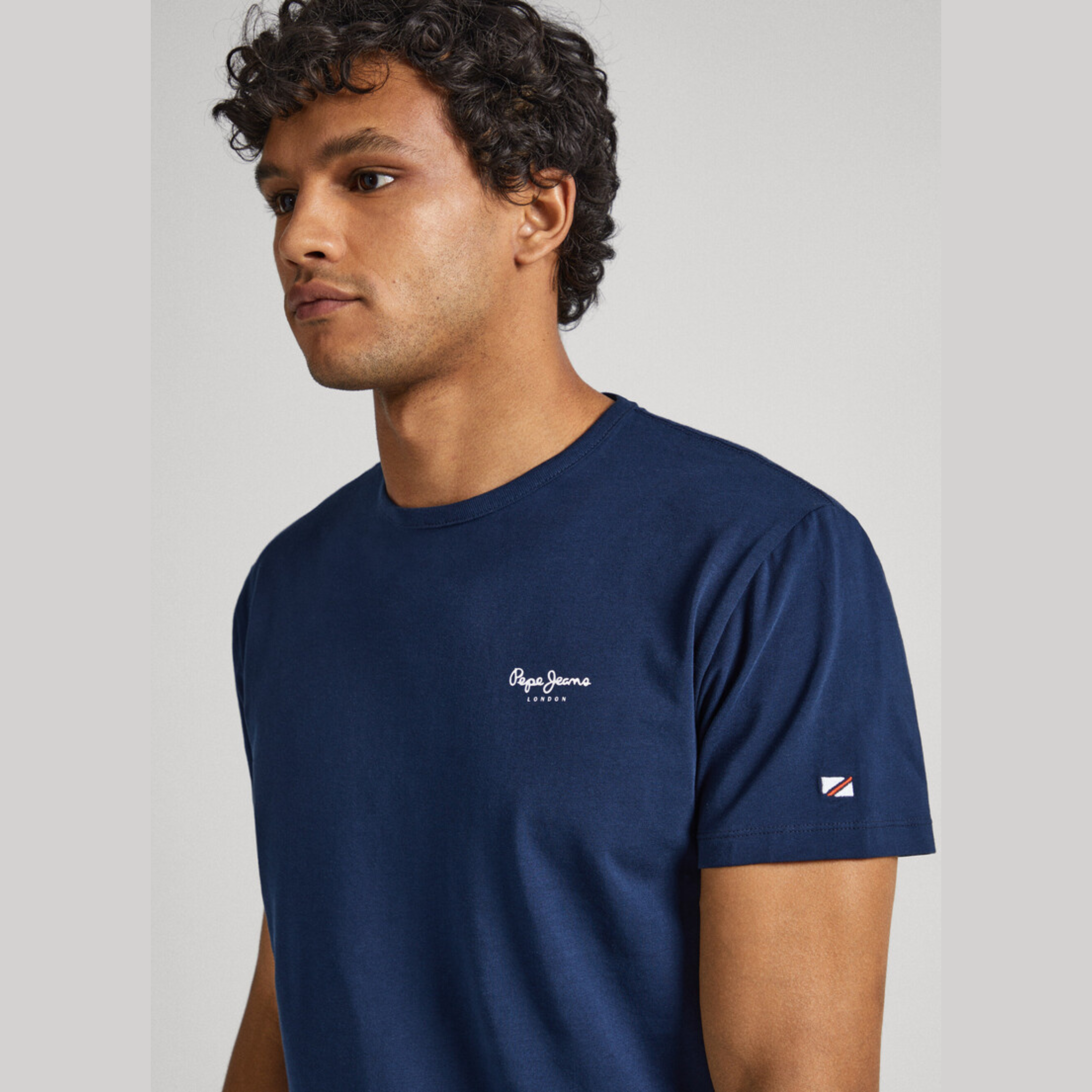 Pepe Jeans Effortless Style and Comfort Navy Blue T-Shirt for Men