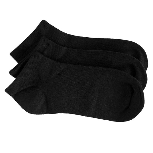 Milkshake Low Cut Socks Black 3 Pack