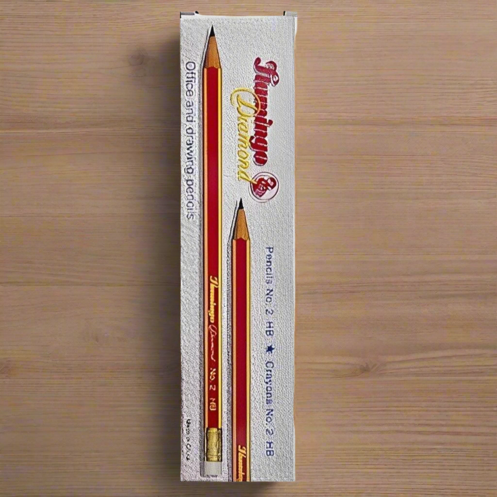 Flamingo 12-Piece Drawing Pencils