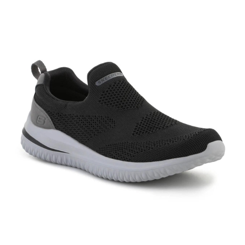 Skechers Delson 3.0 Breathable Comfort in Black | 210405