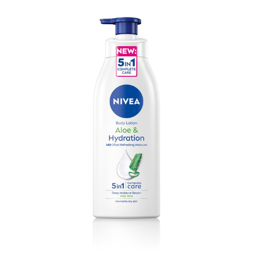 NIVEA Body Lotion Hydration, Aloe Vera, Normal to Dry Skin, 400ml