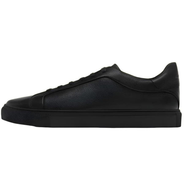 Massimo Dutti Urban Legends: Black Leather Trainers - 2117/850/800